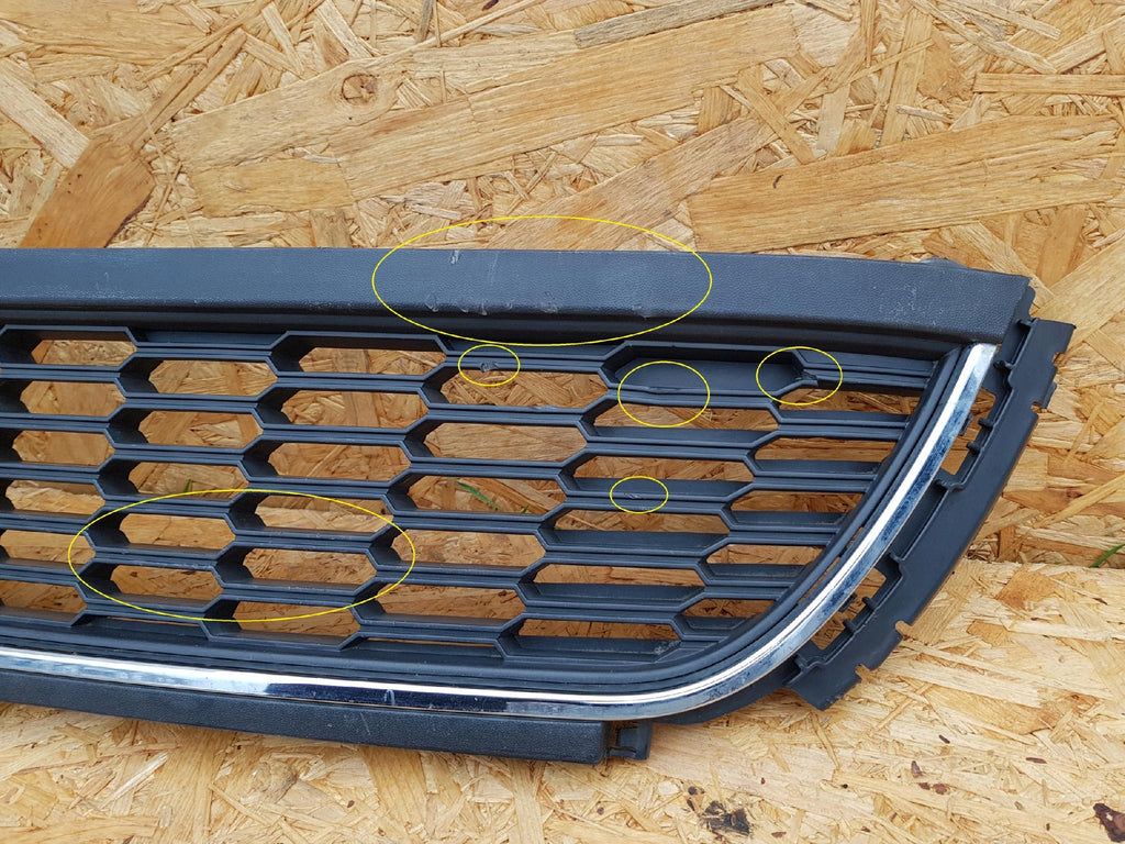 VOLKSWAGEN POLO 6R0 09- ATRAPA KRATKA GRILL ZDERZAKA PRZÓD CHROM 6R0853667B