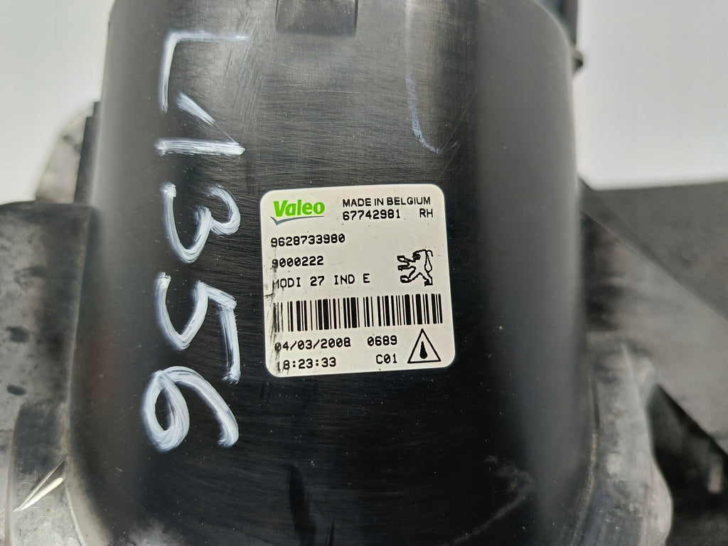 PEUGEOT 206 LIFT 03- SCHEINWERFER NEBELSCHEINWERFER RECHTS VALEO 9628733980