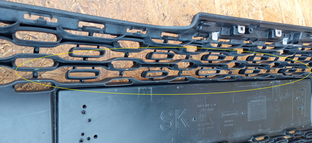 PEUGEOT 208 I 12- KÜHLERGRILL STOSSSTANGE VORNE 9672794377