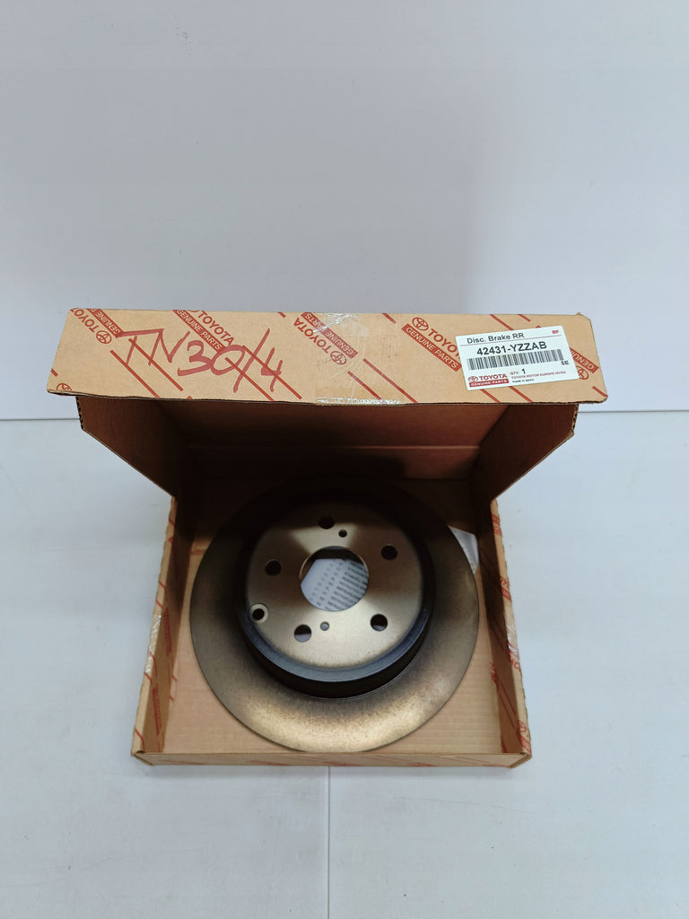TOYOTA AVENSIS T25 LIMOUSINE KOMBI - HINTERE BREMSSCHEIBE ORIGINAL 42431-YZZAB