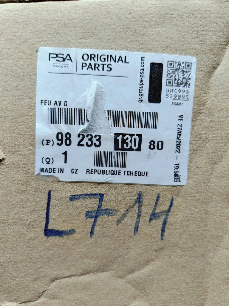 CITROEN C3 III 16- LAMPA LEWA ŚWIATŁO DRL LEWE PRZÓD LED 9823313080