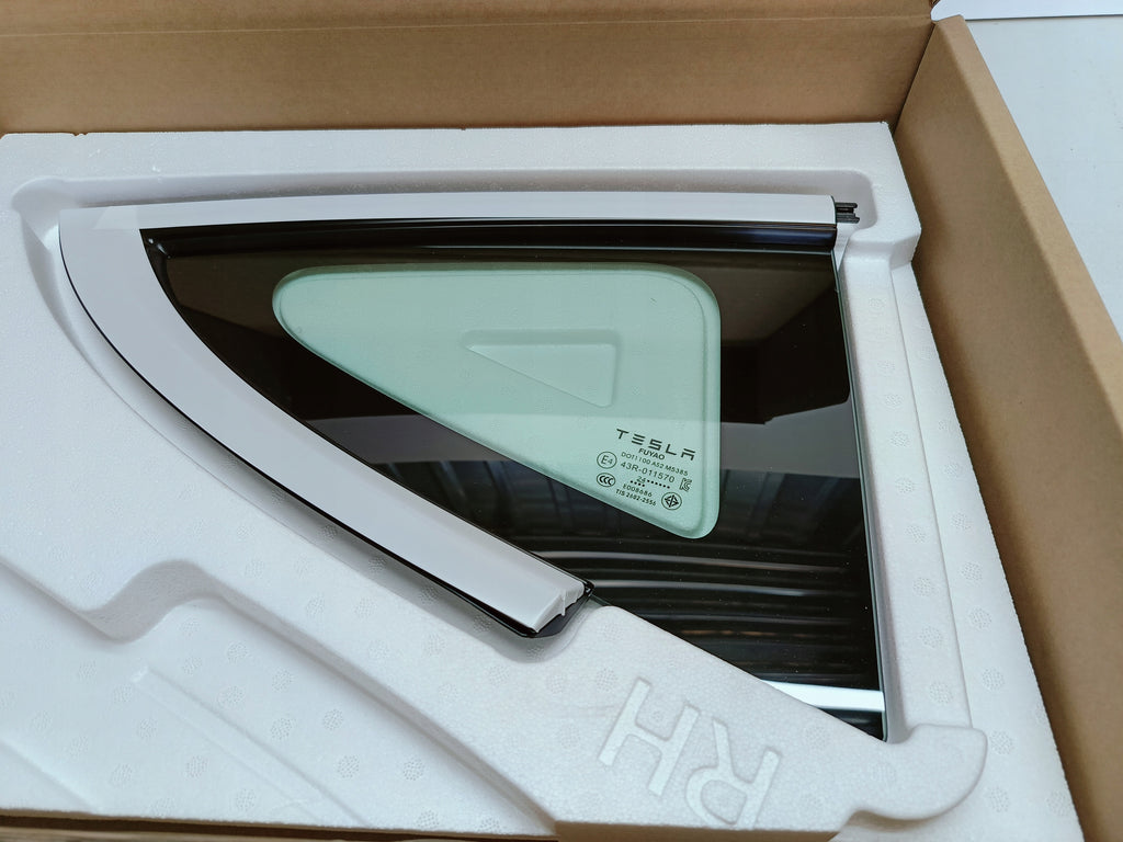 TESLA MODEL 3 M3 III - SZYBA KAROSERYJNA BOCZNA PRAWY TYŁ NOWA 1514979-40-D