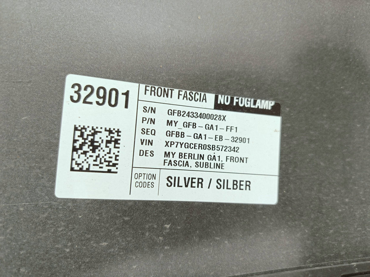Tesla Model Y MY 5YJY 20- Zderzak Przód Przedni Bez PDC Srebrny 149374500A — zdjęcie 15 z 15