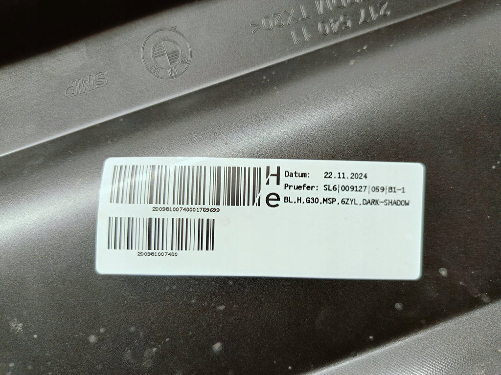 BMW 5 G30 G31 M-PAKIET 17- SPOILER LISTWA DOKŁADKA ZDERZAKA TYŁ 51128064718