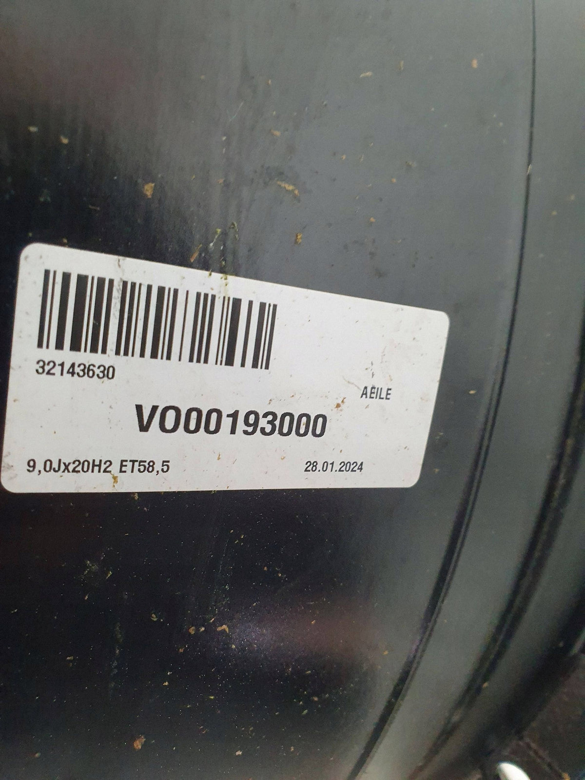 Volvo XC40 Xc 40 Felga Aluminiowa 20 Cali 9x20 ET58.5 5x108 32143630 — zdjęcie 16 z 16