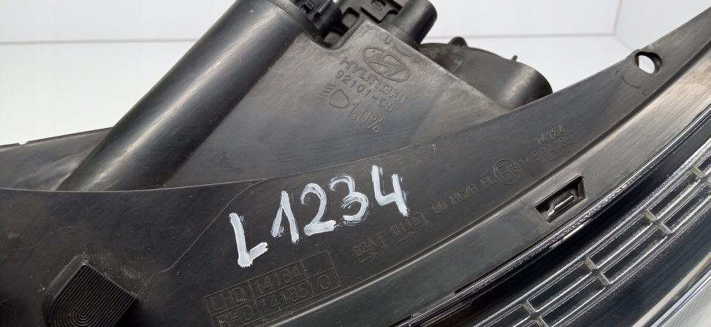 HYUNDAI I20 I 20 II 14- LAMPA REFLEKTOR LEWY PRZÓD ZWYKŁA 92101-C8000