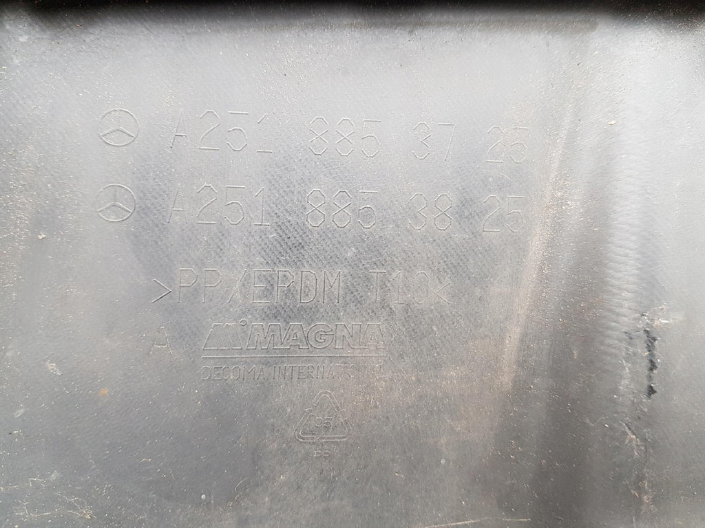 MERCEDES W251 R-KLASA AMG 09- DYFUZOR SPOILER ZDERZAKA TYŁ A2518853725