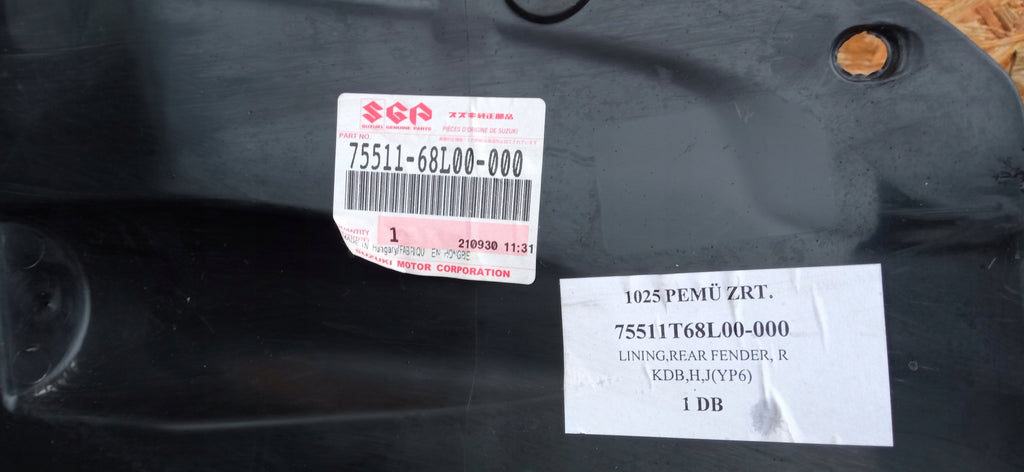 SUZUKI SWIFT IV MK7 10- RADHAUSSCHALE HINTEN RECHTS NEU 75511-68L0
