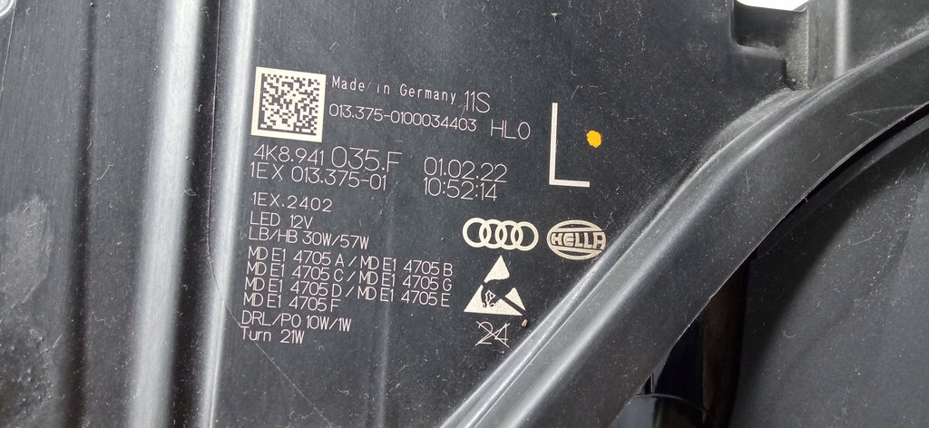 AUDI A7 C8 18- LAMPA LEWA PRZÓD PRZEDNIA FULL LED MATRIX 4K8941035F