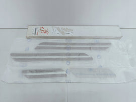 TOYOTA C-HR CHR 16- ALUMINIOWE NAKŁADKI PROGÓW PRZÓD TYŁ NOWE OE PW382-1000