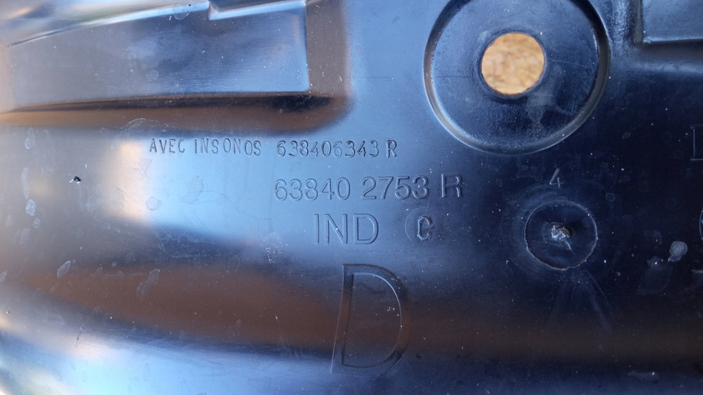 DACIA DOKKER LODGY 13- NADKOLE PRAWY PRZÓD PRAWE PRZEDNIE 638402753R