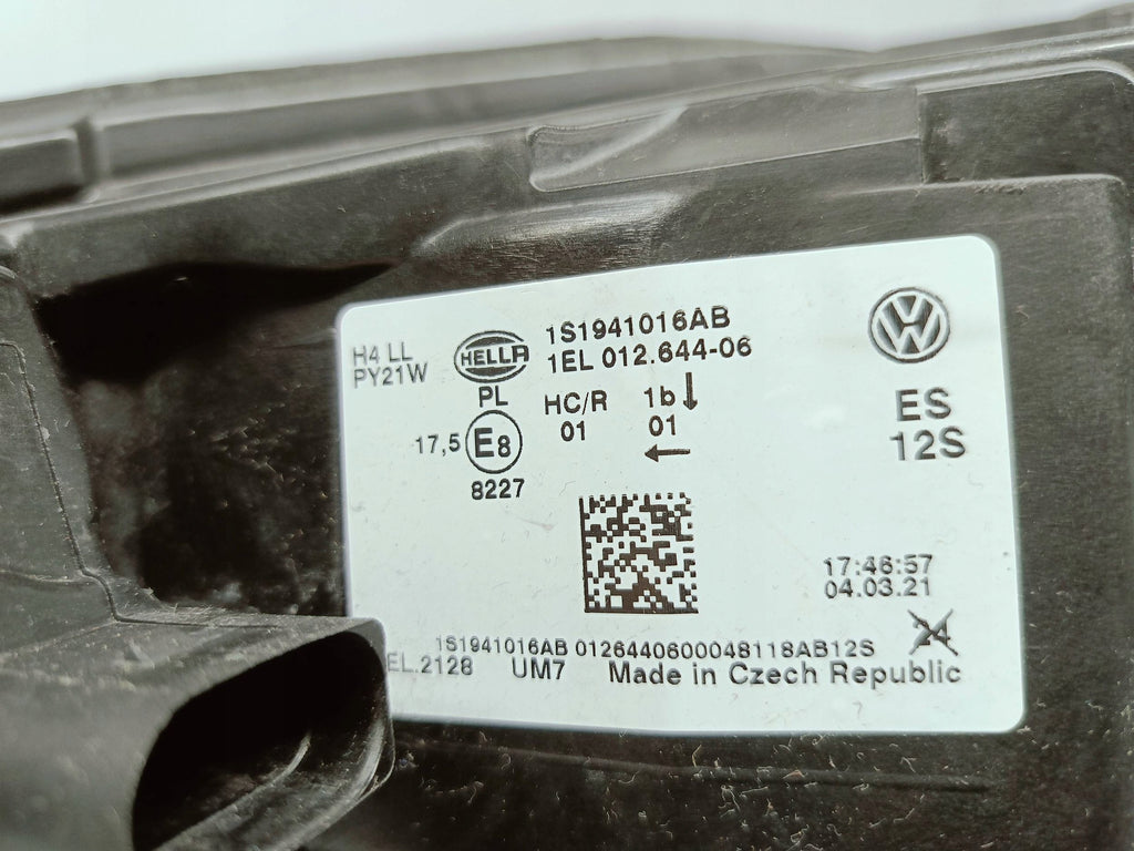 Volkswagen Up UP! e-UP LIFT 16- SCHEINWERFER RECHTS VORNE NORMAL+LED 1S1941016AB