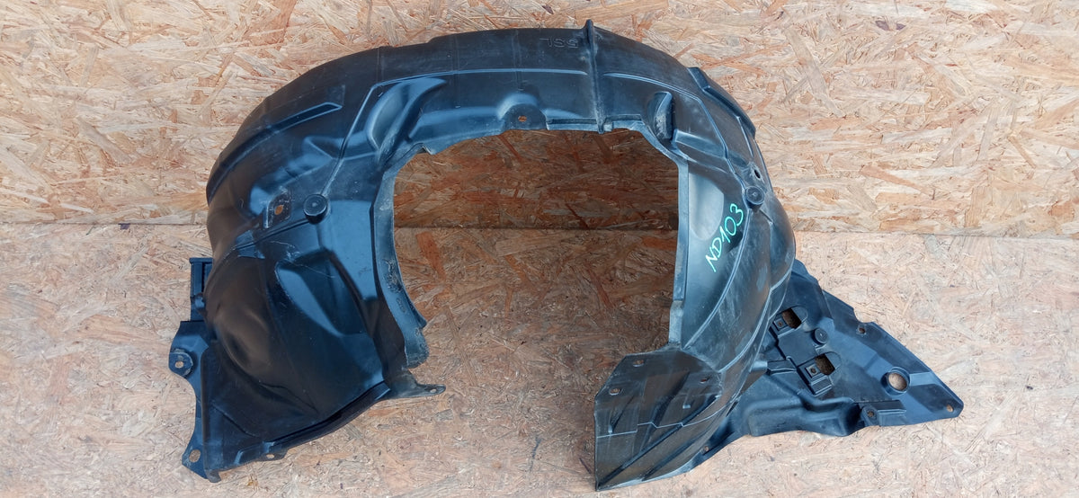 Nissan Leaf II ZE1 17- Front Left Wheel Arch Liner Left Front 63843-5SK0A — photo 2 of 7
