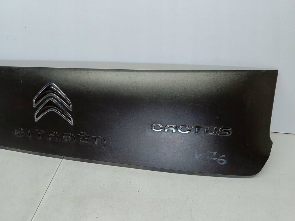 Citroen C4 Cactus 14- BLENDA NAKŁADKA OSŁONA KLAPY BAGAŻNIKA TYŁ 9801855280
