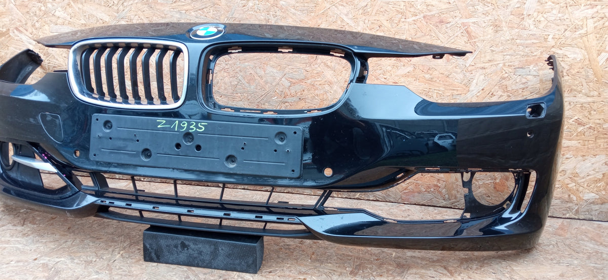 BMW 3 F30 F31 11-15 Pare-Chocs Avant Avant Black Saphir 7308401 — photo 4 sur 15