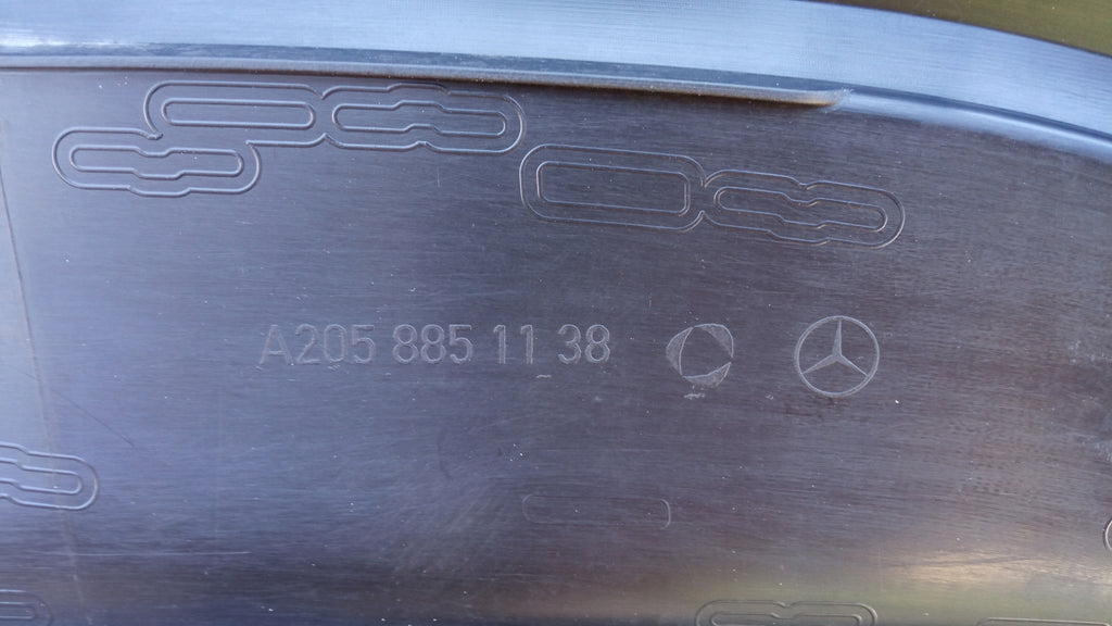 MERCEDES C KLASA W205 14- DYFUZOR SPOILER DOKŁADKA ZDERZAKA TYŁ A2058851138