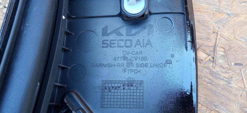 KIA EV6 2021- LISTWA NAKŁADKA DRZWI LEWY TYŁ LEWA TYLNA 87733-CV100