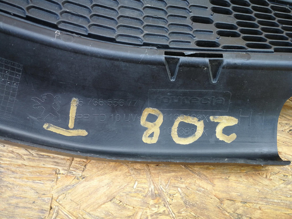 PEUGEOT 208 I 12- ATRAPA GRILL KRATKA DOLNA ZDERZAKA PRZEDNIEGO 9673855677