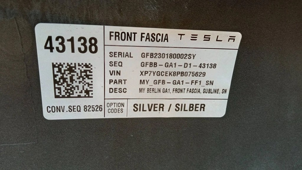 TESLA Y 20- ZDERZAK PRZEDNI