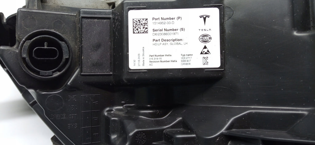 TESLA MODEL 3 Y LIFT 20- LAMPA PRZÓD LEWA FULL LED EU 1514952-00-D