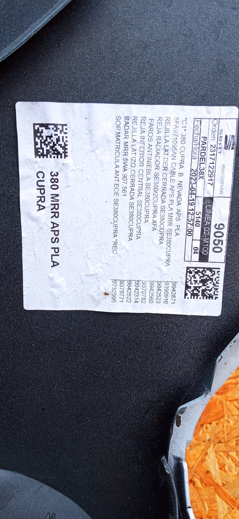 SEAT LEON IV 4 CUPRA 5FA807217 ZDERZAK PRZÓD PRZEDNI