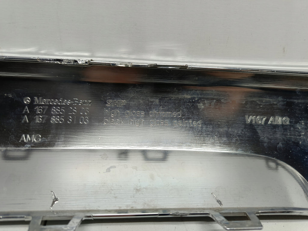 MERCEDES GLE W167 AMG 19- DYFUZOR DOKŁADKA ZDERZAKA TYŁ CHROM A1678852803
