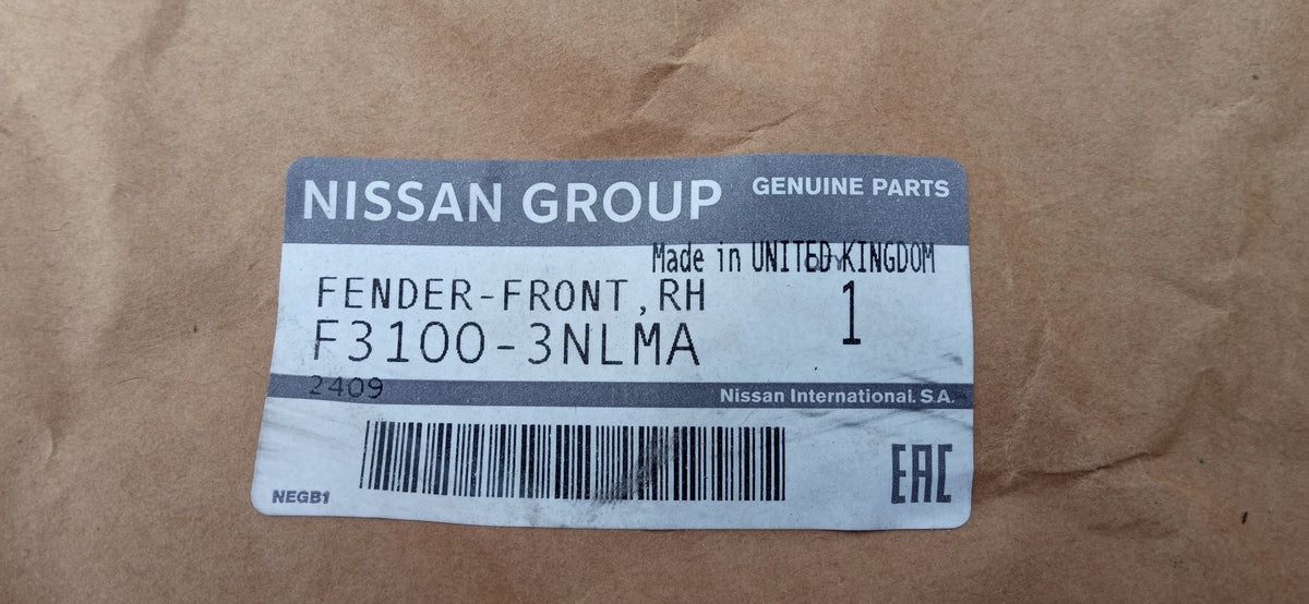 Nissan Leaf I 10- Front Right Fender Front New OE F3100-3NLMA — photo 16 of 16