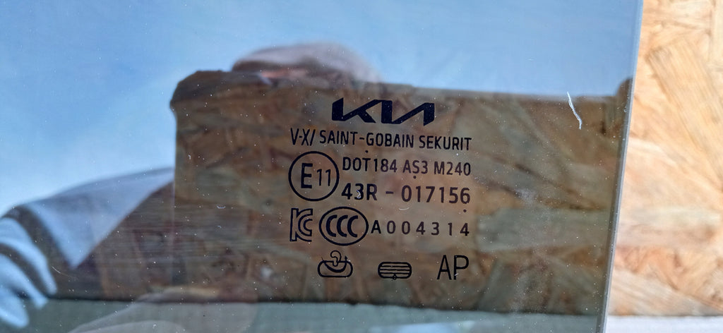 KIA EV9 EV 9 MV 23- SZYBA BOCZNA DRZWI LEWY TYŁ LEWA TYLNA