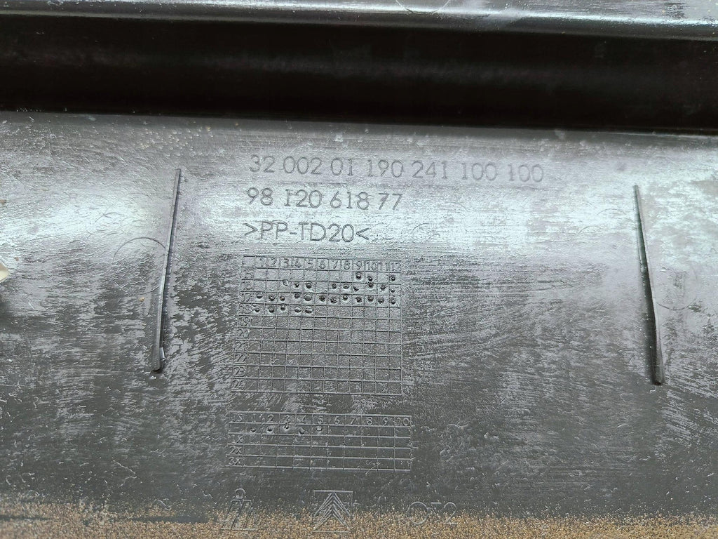 CITROEN C3 III 16- ATRAPA KRATKA ŚRODKOWA GRILL ZDERZAKA PRZÓD 9812061877