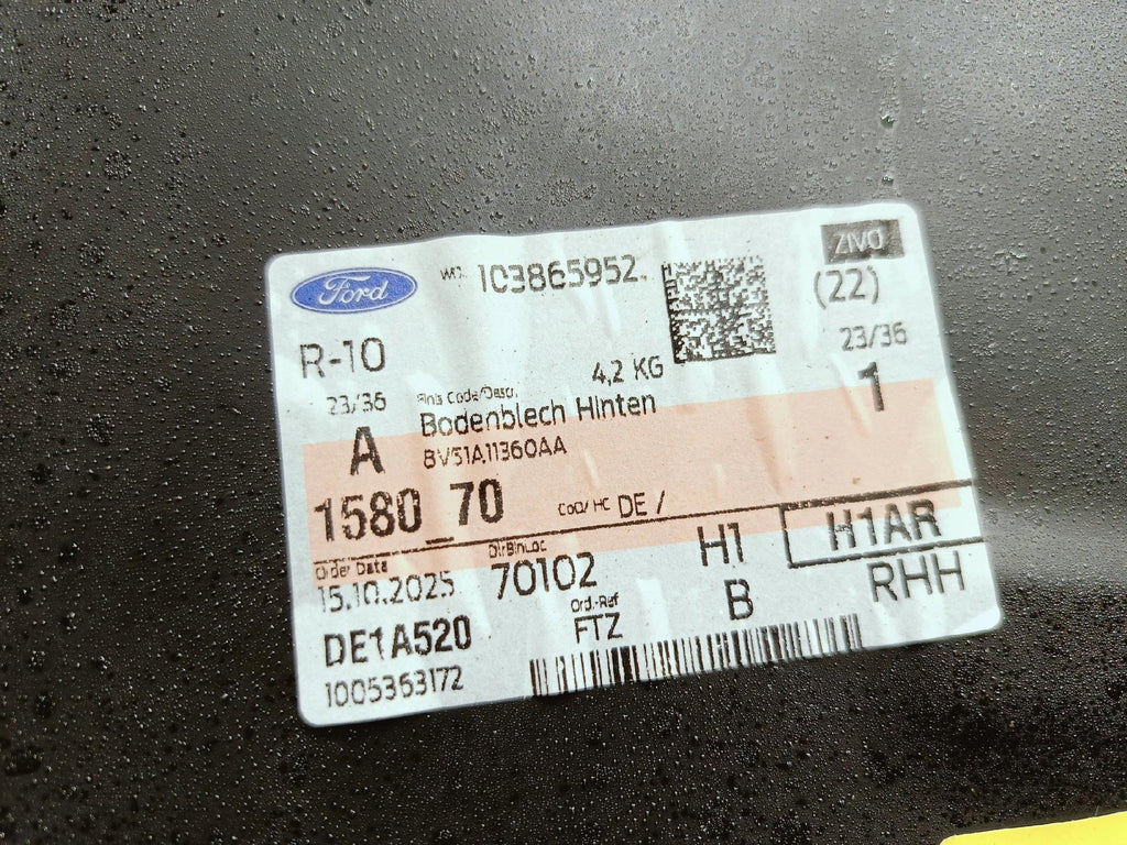 Ford Fiesta MK7 08- KOFFERRAUMWANNE BODENWANNE HINTEN 8V51-A11360-AA