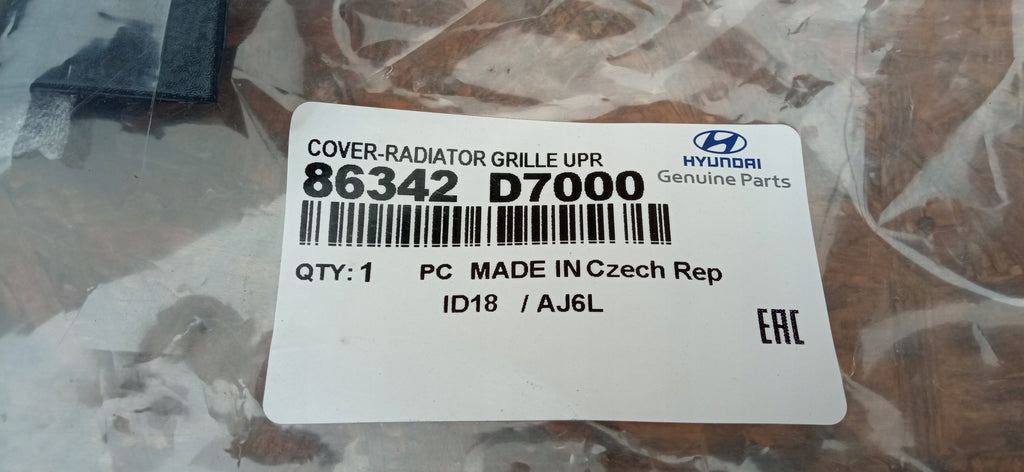 HYUNDAI TUCSON 15- OSŁONA NAKŁADKA GÓRNA PASA PRZEDNIEGO 86342-D7000