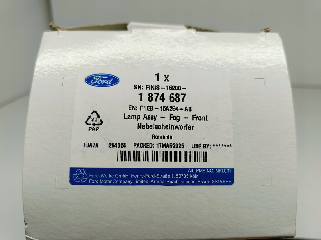 FOCUS FIESTA MONDEO- NEBELSCHEINWERFER RECHTS VORNE NEU F1EB-15A254-AB