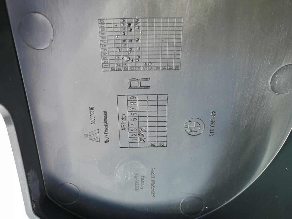 BMW F20 F21 F23 F30 F34 ABDECKKAPPE NEBELSCHEINWERFER RECHTS OE