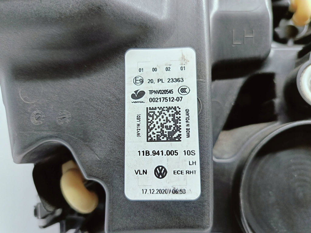 Volkswagen ID.4 ID 4 20- LAMPA LEWA PRZÓD PRZEDNIA FULL LED EU 11B941005