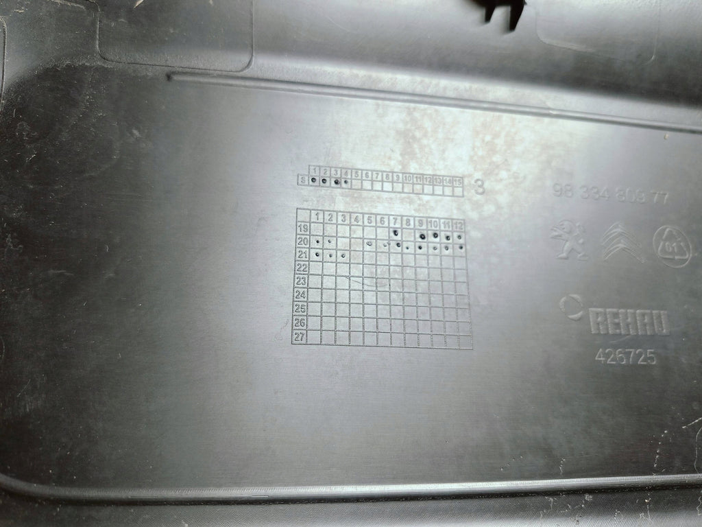 Citroen C3 III LIFT 20- ZIERLEISTE TÜRE RECHTS HINTEN 9833480977