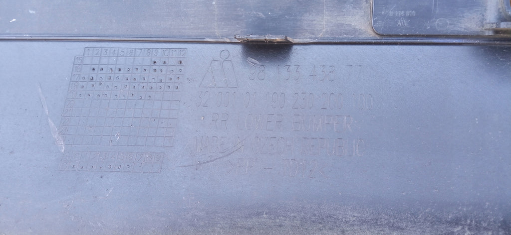 CITROEN C3 III 16- UNTERER ANSATZ HECKDIFFUSOR HECKSTOSSSTANGE 4 X PDC 9813343877
