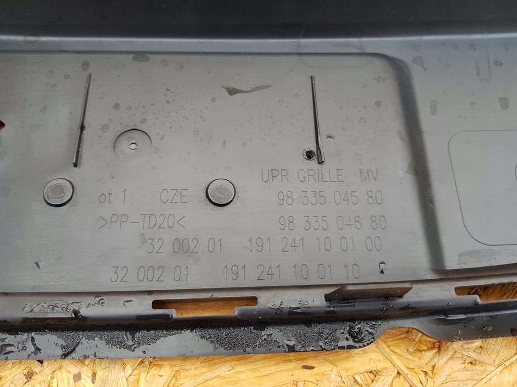 CITROEN C3 III LIFT 20- KRATKA ATRAPA GRILL ZDERZAKA PRZEDNIEGO 9833504580