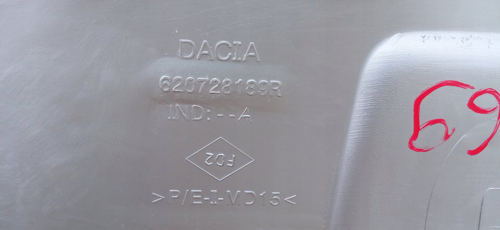 DACIA DUSTER I 10- DOKŁADKA OSŁONA SPOILER ZDERZAKA PRZÓD 620728189R