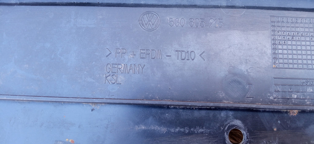 VOLKSWAGEN GOLF VII 5G 12- UNTERE ABDECKUNG UNTERFAHRSCHUTZ VORNE 5G0805915