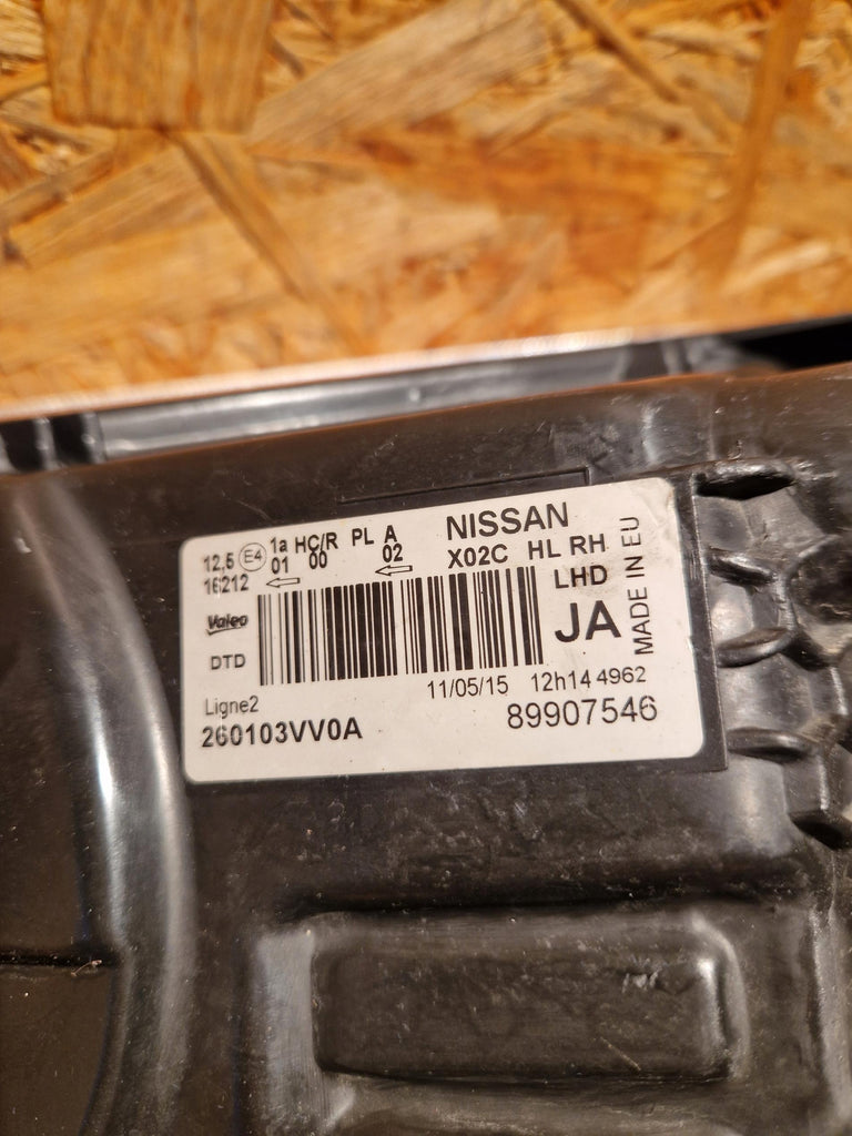 NISSAN NOTE II 2 E12 13- RIGHT FRONT HEADLIGHT 89907546