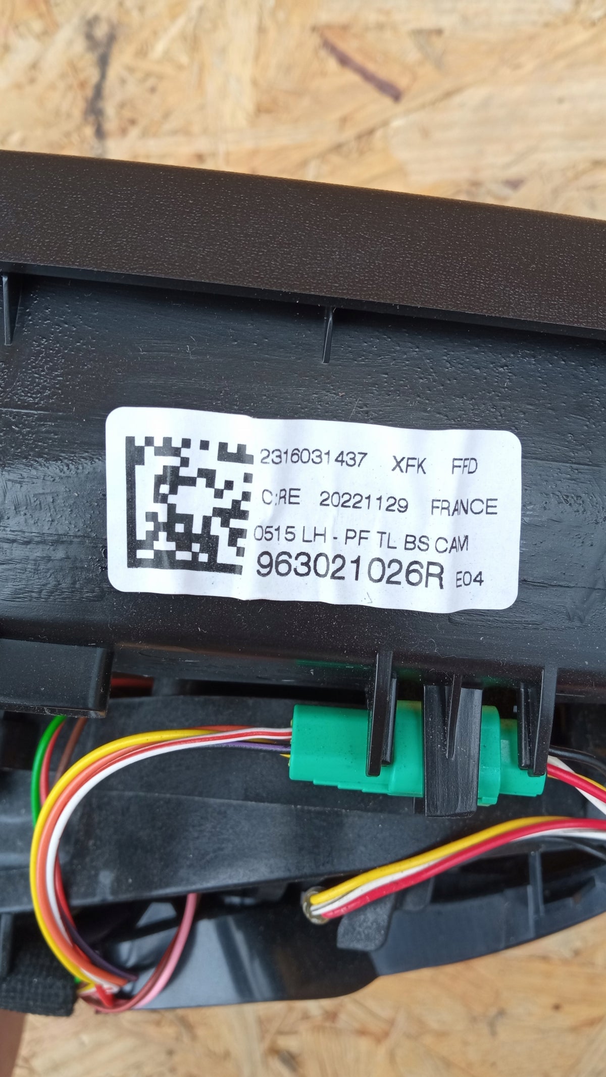 Renault Kangoo IV 22- Rétroviseur Gauche 10+4 Broches Avec Caméra 963021026R — photo 8 sur 12