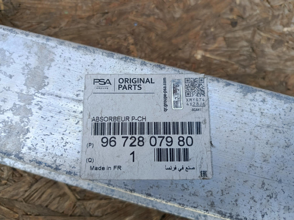 PEUGEOT 208 I 12- BELKA WSPORNIK POPRZECZKA ZDERZAKA PRZÓD 9672807980