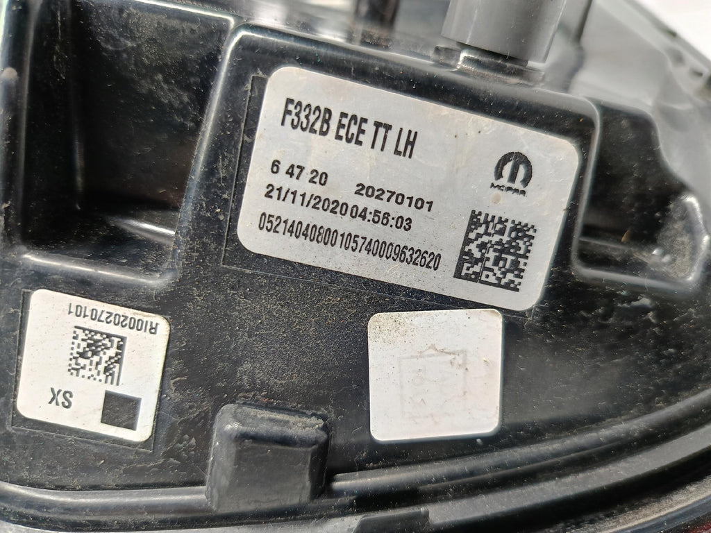 FIAT 500E EV ELEKTRYK 20- LAMPA LEWY TYŁ LEWA TYLNA LED 20270101