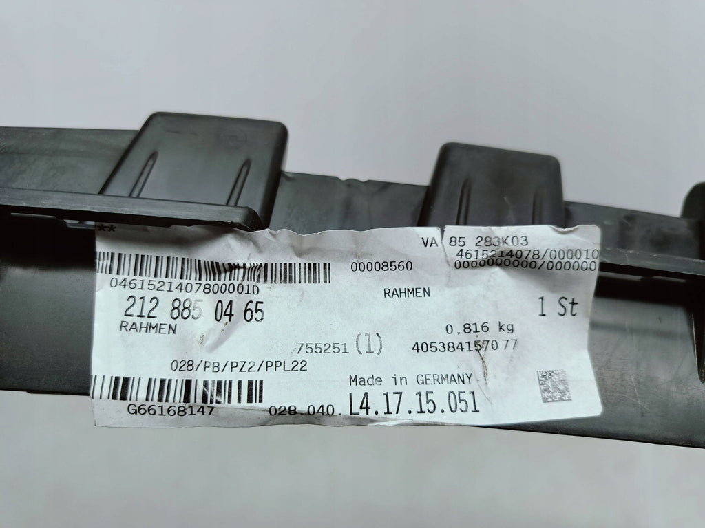 Mercedes-Benz E W212 09-ŚLIZG WSPORNIK MOCOWANIE ZDERZAKA PRZÓD A2128850465