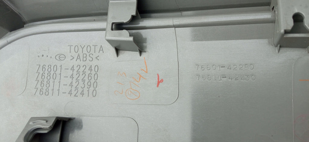 TOYOTA RAV4 V 5 19- HECKKLAPPENVERKLEIDUNG ZIERLEISTE KOFFERRAUM HINTEN 76801-42240