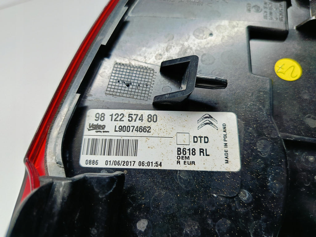 CITROEN C3 III 16- RÜCKLEUCHTE RECHTS HINTEN EU 9812257480