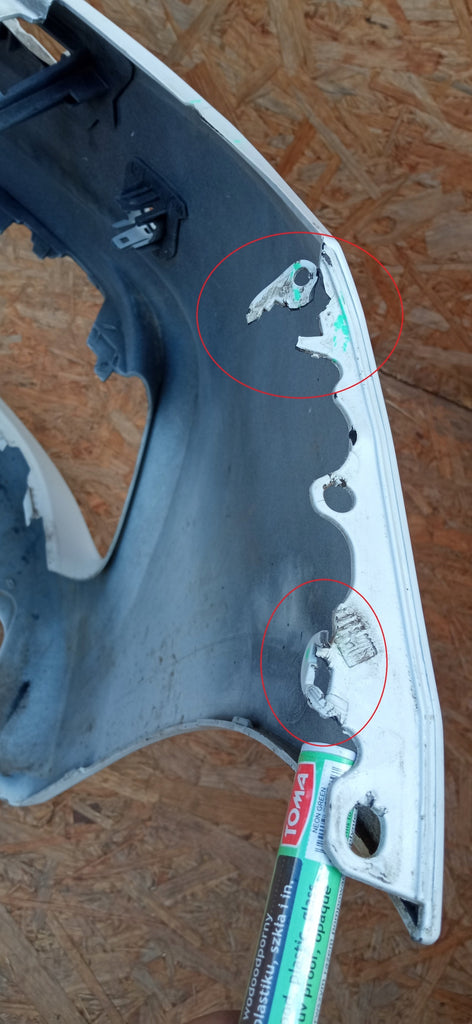 BMW 5 V G30 G31 17- ZDERZAK PRZÓD PRZEDNI PDC SPRYSK 51117385336