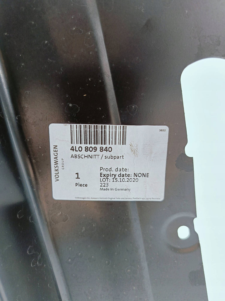 Audi Q7 4L 05-15 BŁOTNIK POSZYCIE ĆWIARTKA PRAWY TYŁ TYLNA 4L0809840