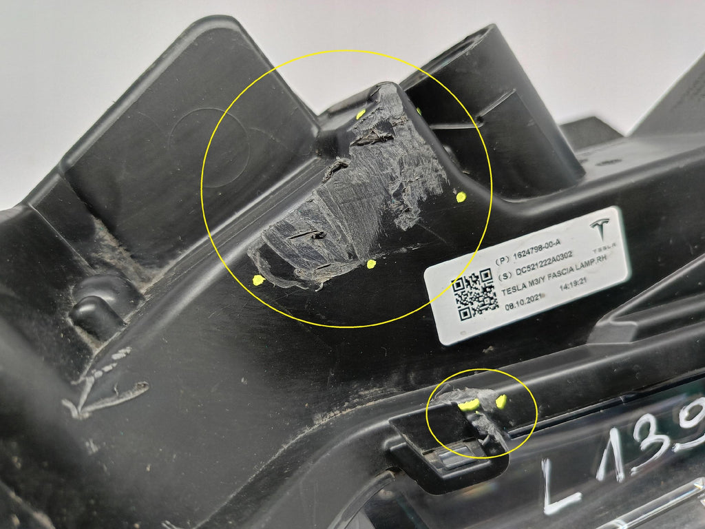 TESLA 3 LIFT Y 20- NEBELSCHEINWERFER RECHTS LED TAGFAHRLICHT 1624798-00-A