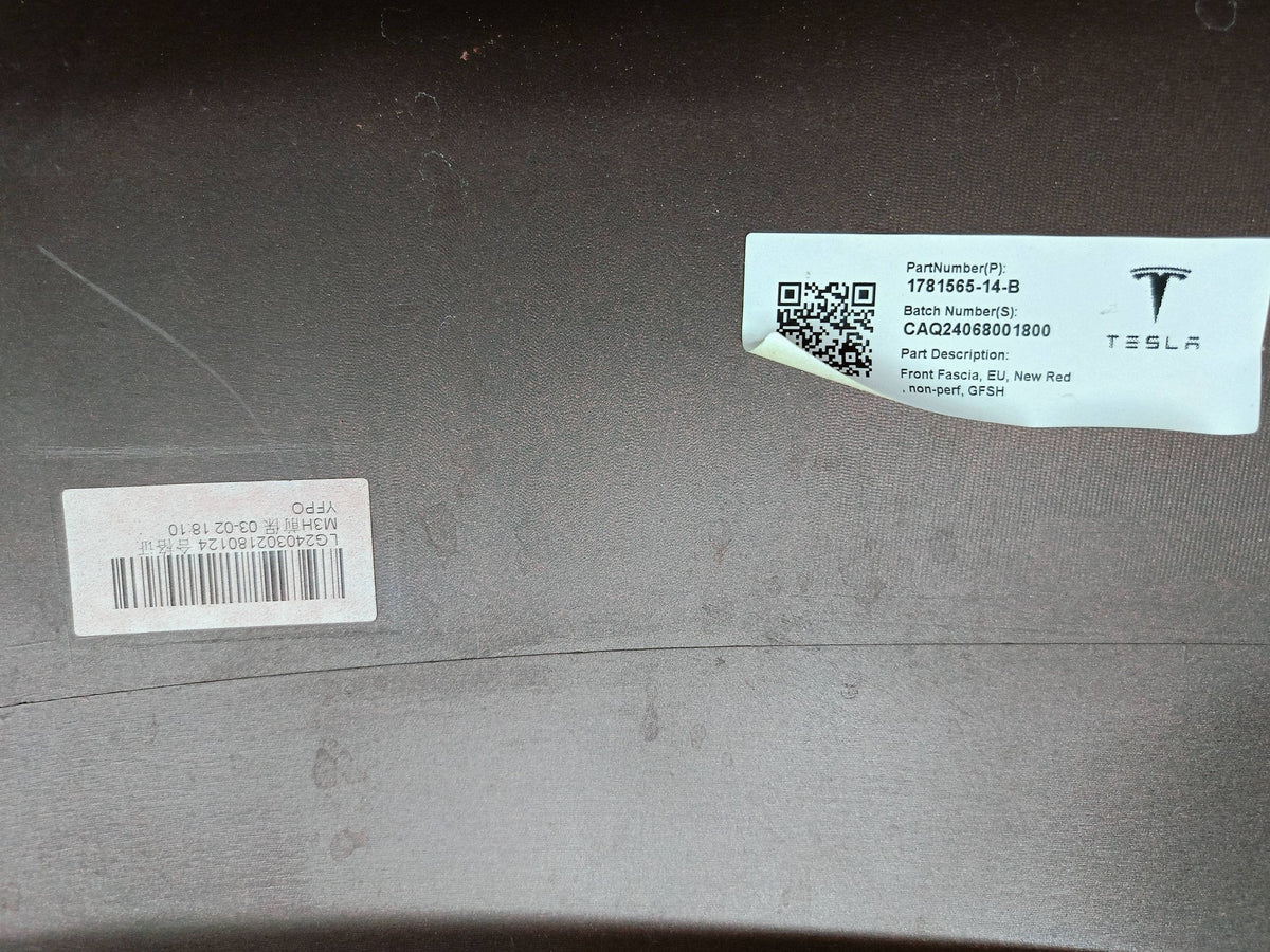 Tesla Model 3 M3H Lift Highland 24- Stossstange Vorne Original (oe) 1781565-14-B — Foto 16 von 16